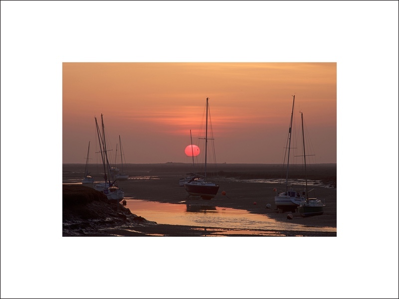 Sunrise East Quay Wells-next-the-Sea