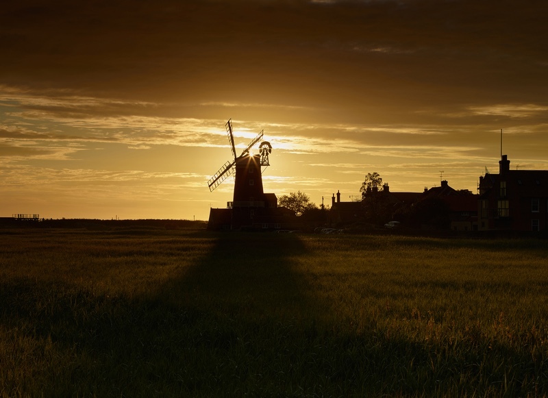 Silhouette - Cley Mill