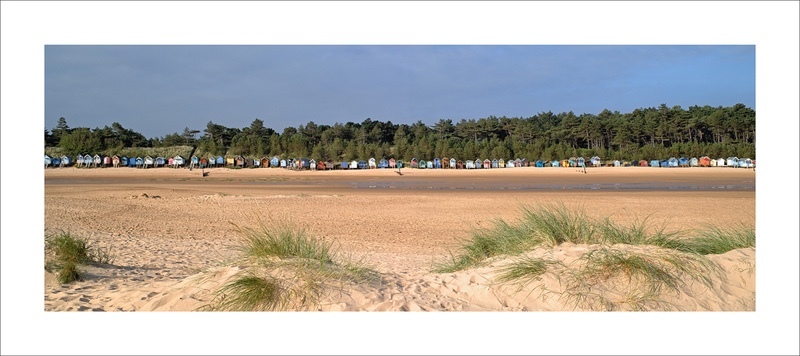 Beach Huts - Wells and Holkham - Pano - Mini