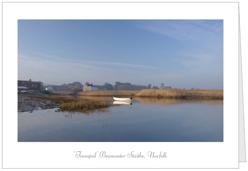 A5 Greeting Card of Brancaster Staithe - Greetings Cards