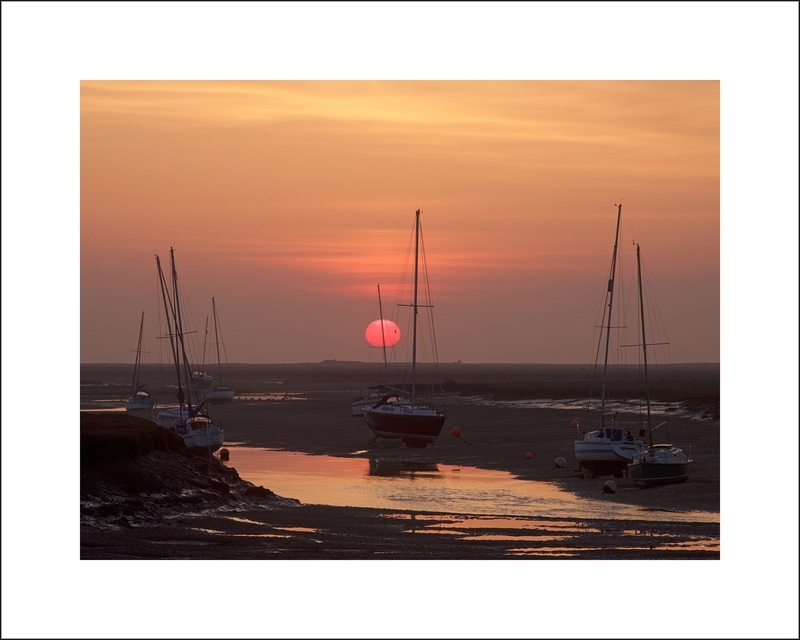 Sunrise wells next the sea