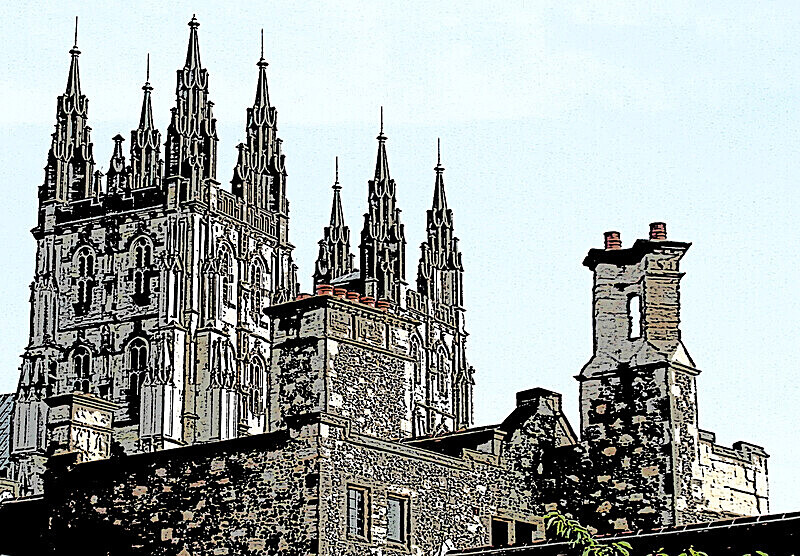 Canterbury Cathedral Spires - STILLS IMAGES