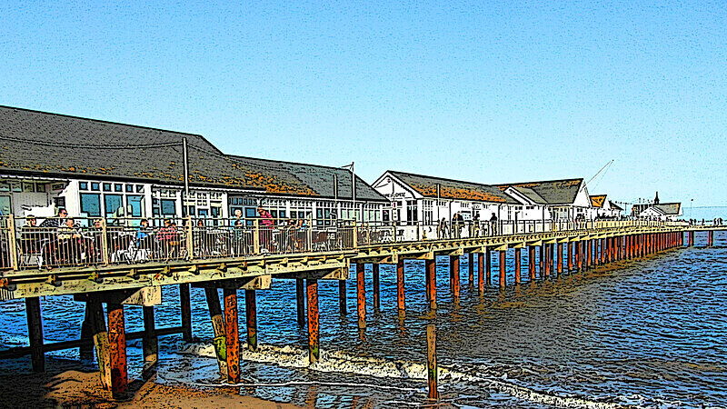 Photographic print, Southwold Pier