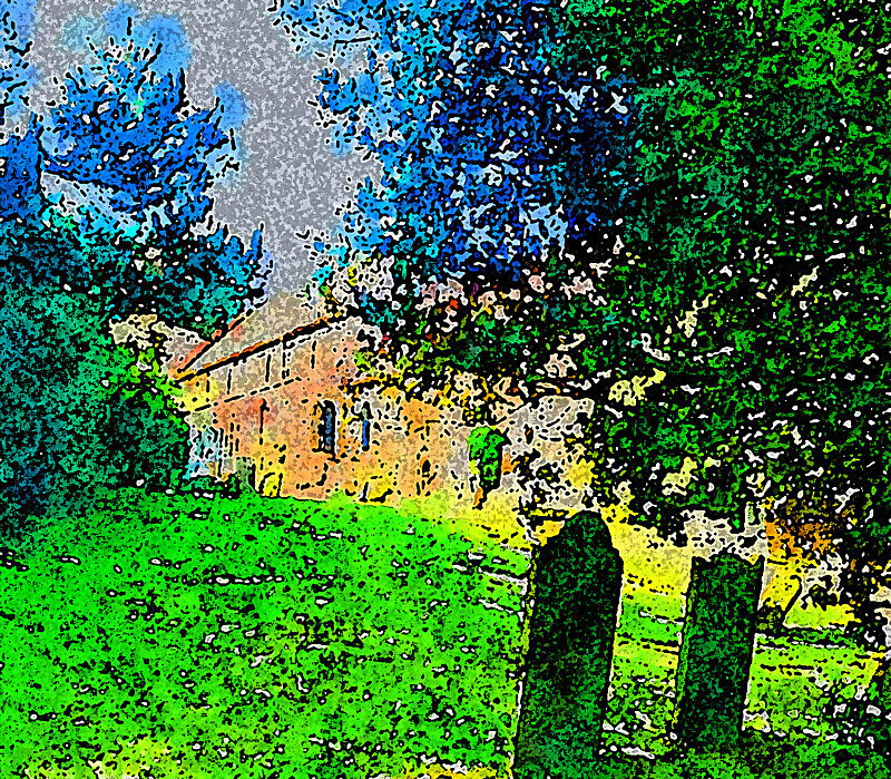 Scene at St Mary's Church, Eastry - EASTRY PRINTS.
