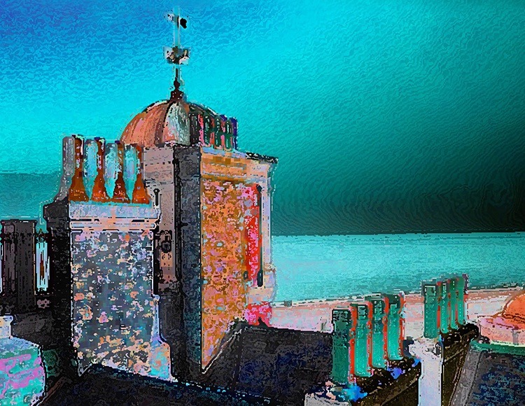 Photographic print, Chimneys at Ramsgate