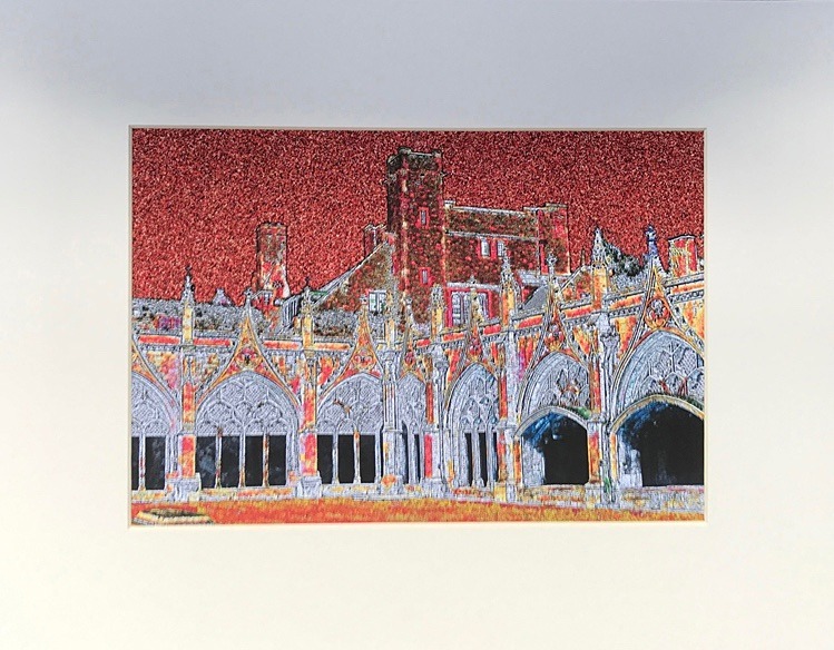 Photographic print, Cloisters at Canterbury Cathedral