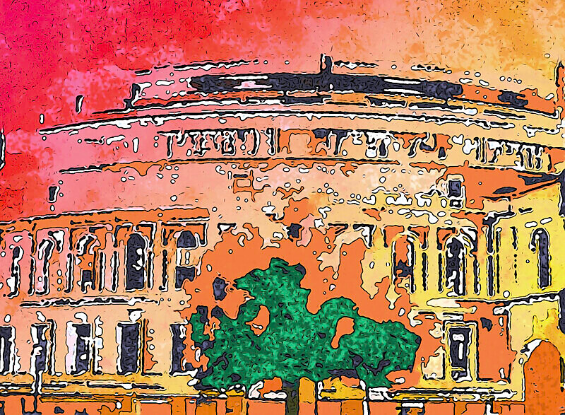 Photographic print of the Royal Albert Hall