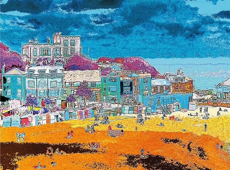 Viking Bay, Broadstairs Greetings Card