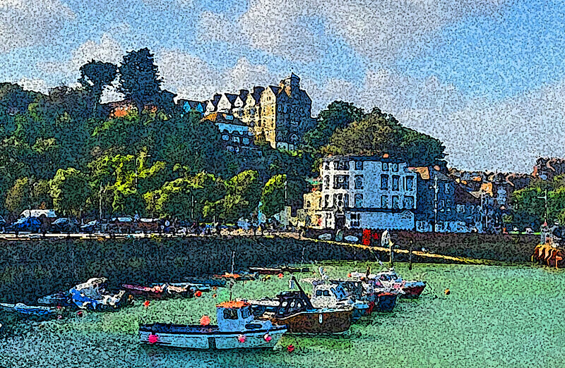 Photographic print, Boats at Folkestone harbour