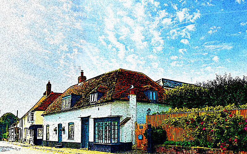 Scene in Eastry Village