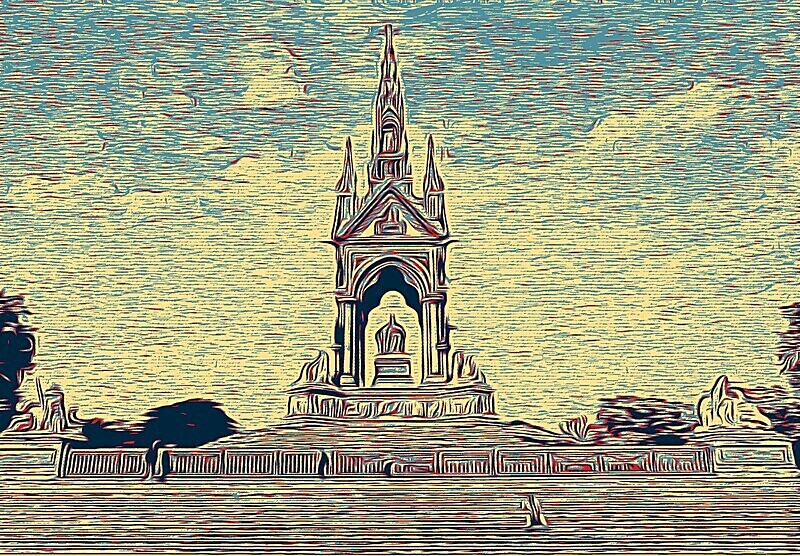 Albert Memorial - LONDON LANDMARKS PRINTS
