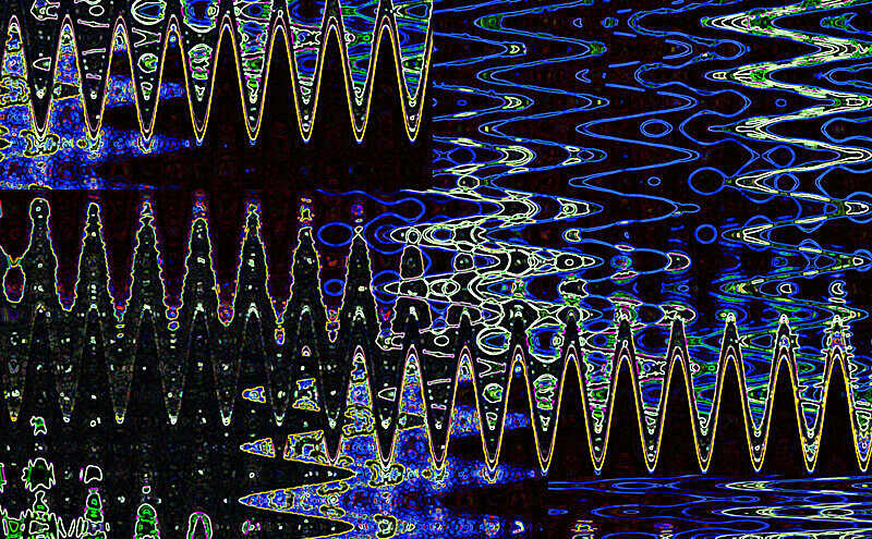 Rhapsody in Blues - ABSTRACT IMAGE PRINTS