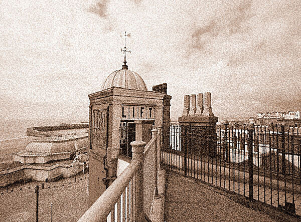 Lift at Ramsgate East Cliff - MONOCHROME PRINTS