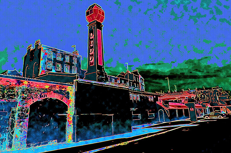2 The Lido Cliftonville - MARGATE, CLIFTONVILLE AND BROADSTAIRS PRINTS