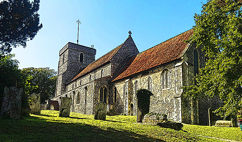 Parish Church of St Mary, Eastry - EASTRY PRINTS.