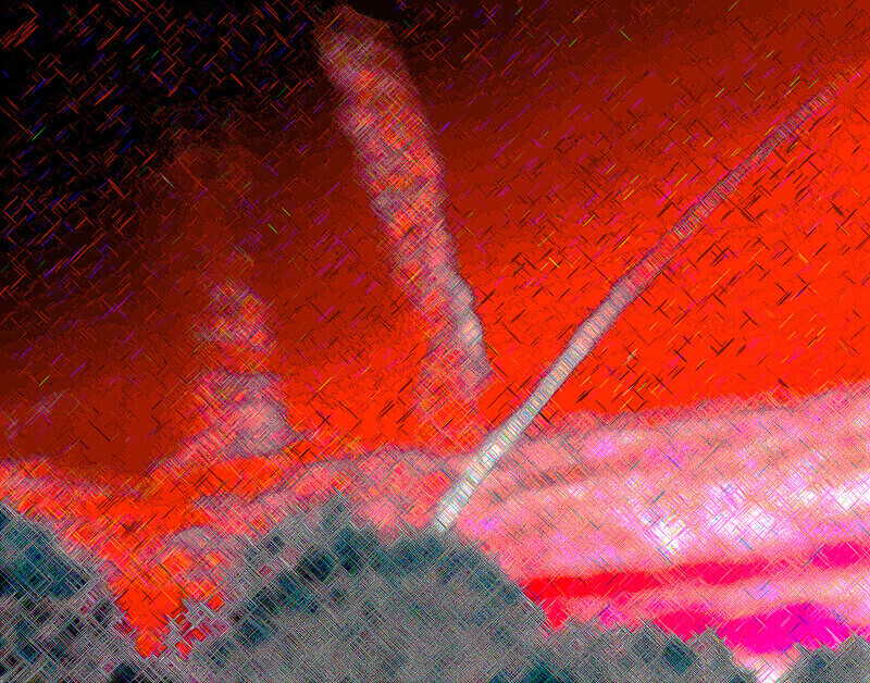 Abstract image Martian Sky