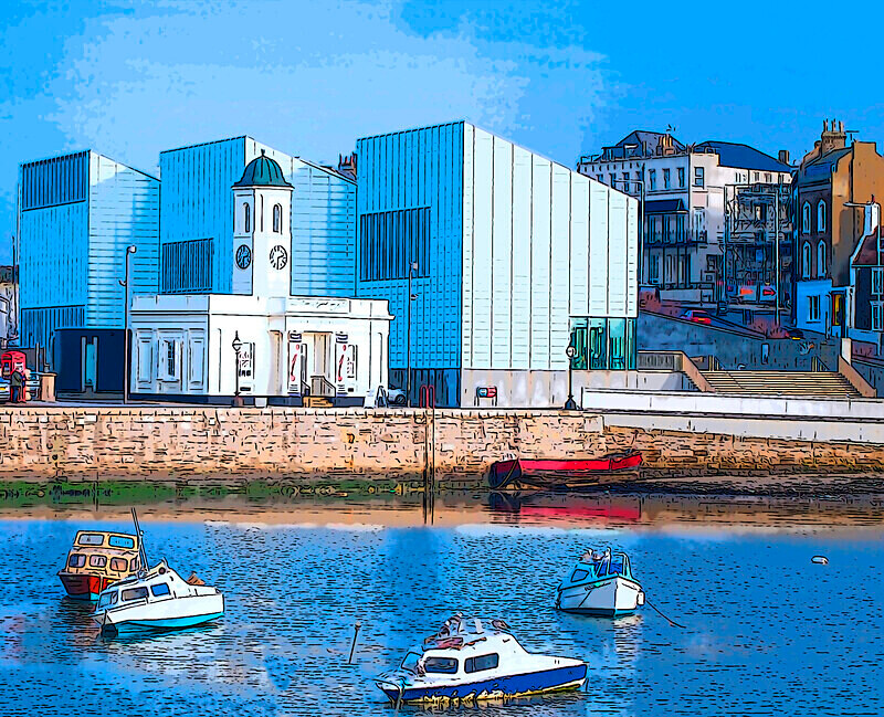 Photographic print, View of the Turner Contemporary Gallery and Droit House, Margate