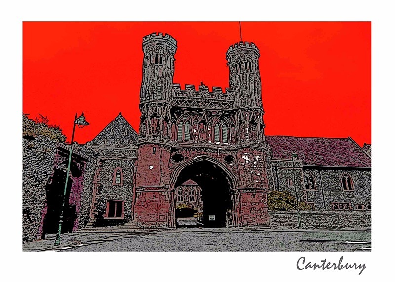 Postcard of Christchurch University Canterbury