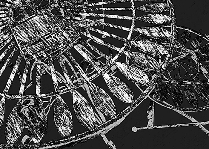 2 x Tables - MONOCHROME PRINTS