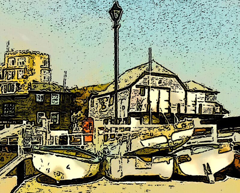 Photographic print, View of The Boathouse, Viking Bay, Broadstairs