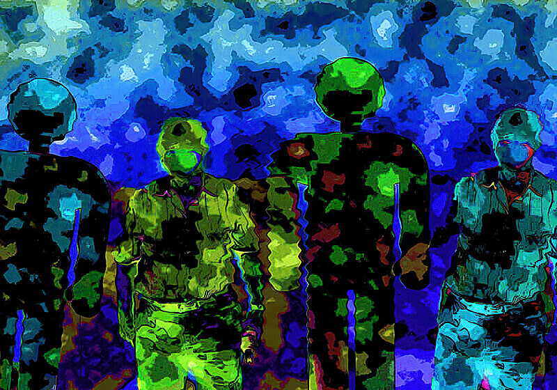 The Visitors - ABSTRACT IMAGE PRINTS