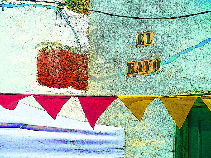 Photographic print, Market Day in Teguise, Lanzarote