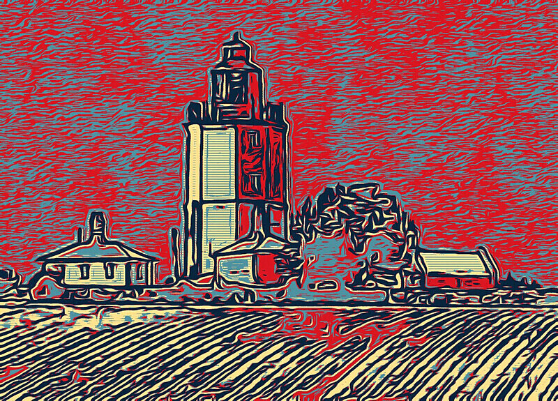 Photographic print, North Foreland Lighthouse, near Broadstairs