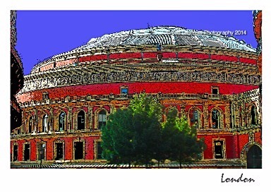 Postcard of the Albert Hall