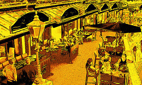 Westcliff Arcade, Ramsgate Cafe Scene - RAMSGATE, CANTERBURY AND LONDON PRINTS
