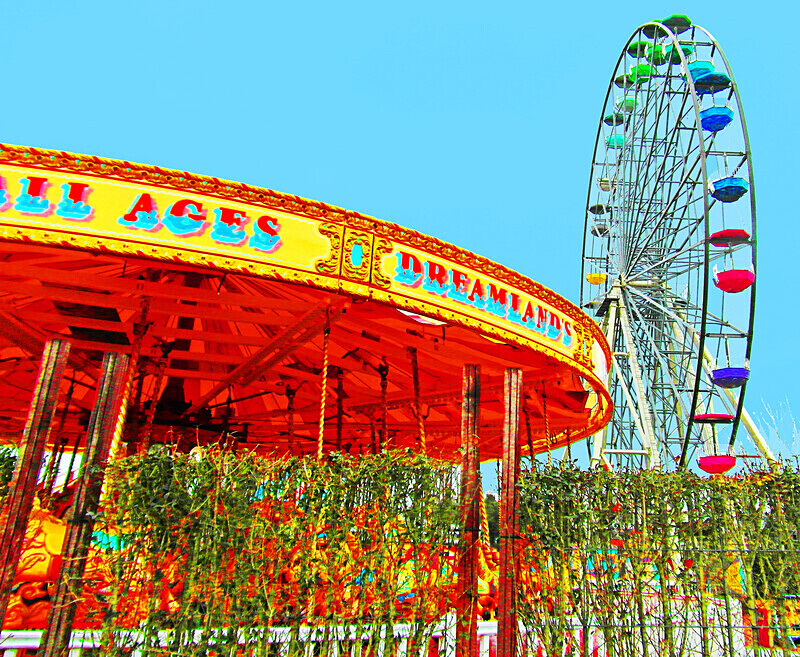 Photographic print, View at Dreamland Margate