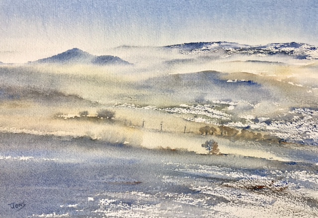 Teviotdale from above Roberton - Walks in the Borders