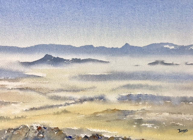 View from the Summit of Ruberslaw - Walks in the Borders