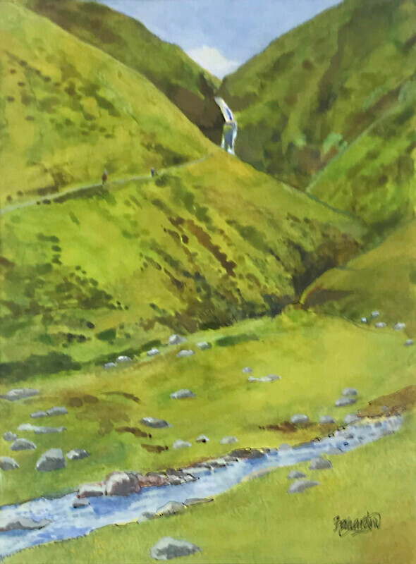 Grey Mares Tail waterfall - Still Glory