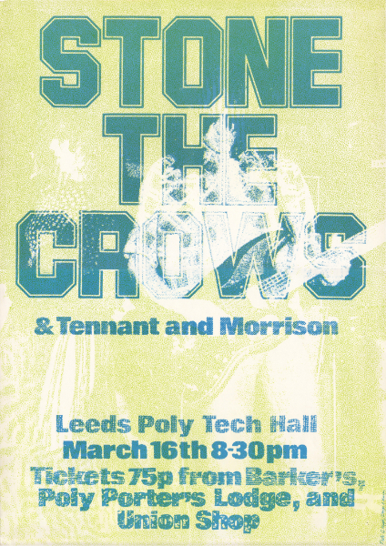Stone The Crows - In 1972