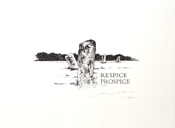 Respice Prospice - ink