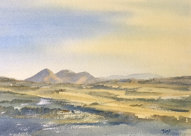 Eildon Hills from Blackcastle Hill - Walks in the Borders