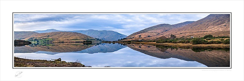 02 8x24 2022-062CP Reflections on Killary Fjord Lenaun Co Galway - Galway