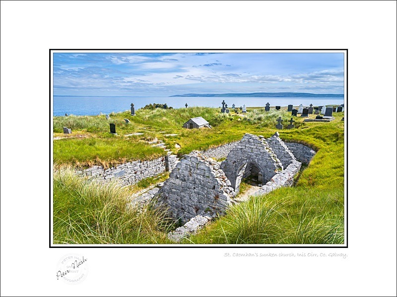 01 9x12 2021-588C St Caomhans sunken church Inis Oirr Co Galway - Galway
