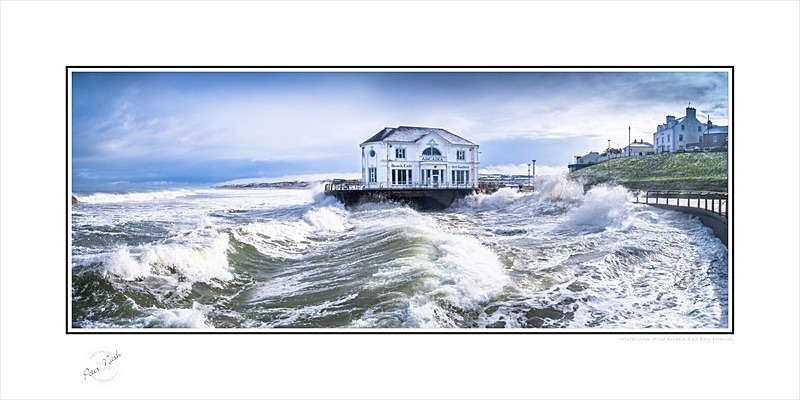 03 12x24 2022-028CP Winter storm at the Arcadia East Bay Portrush - Co. Antrim