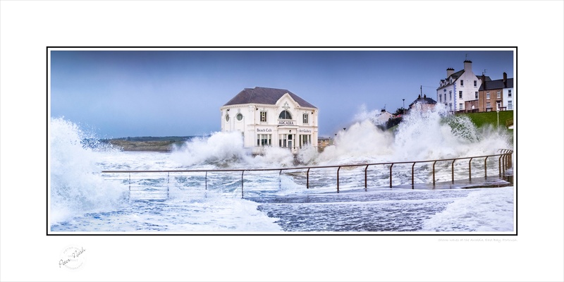 2020-038CP Stormy seas at The Arcadia East Bay Portrush - Co. Antrim