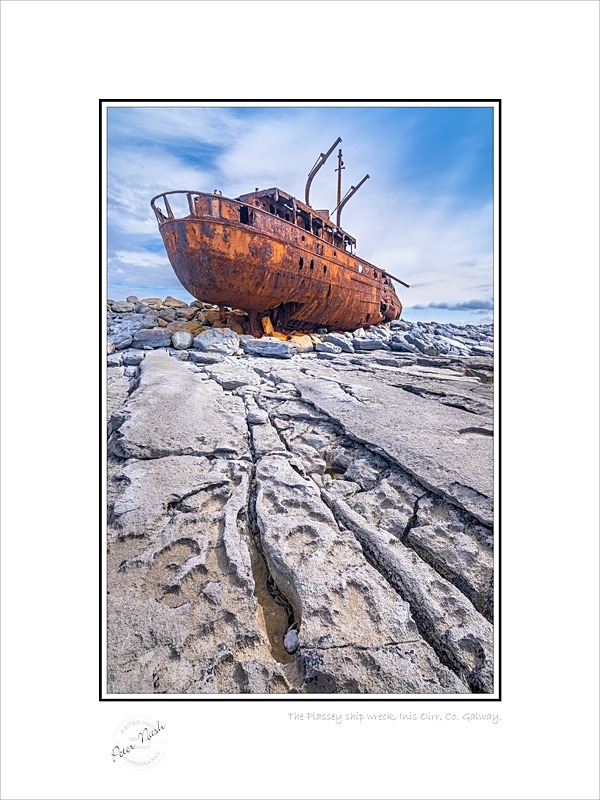 01 9x12 2021-571C The Plassey ship wreck Inis Oirr Co Galway - Galway