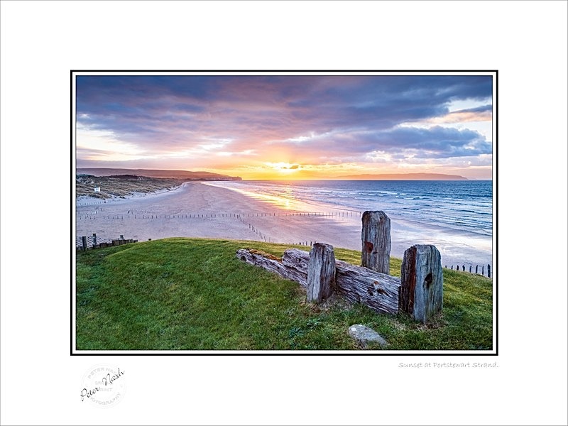 2020-081C Sunset at Portstewart Strand - Co. Derry/Londonderry