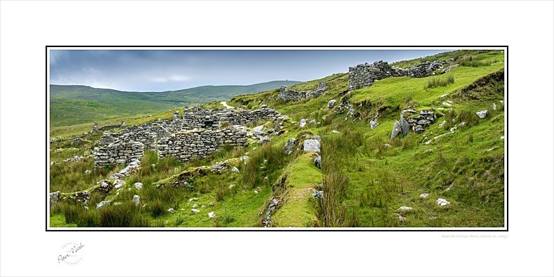 03 12x24 2021-491CP Deserted Village achill Island Co Mayo - Mayo