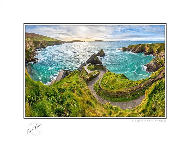 01 9x12 2023-741Cp Sunset at Dunquin Co Kerry - Kerry