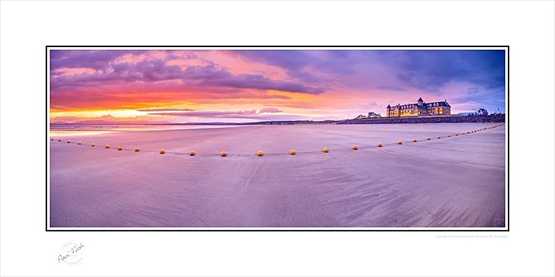 03 12x24 2021-614CP Sunset at Rossnowlagh Strand Co Donegal - Donegal