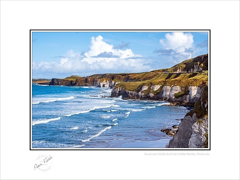 2019-279C Dunluce Castle and the White Rocks Portrush - Co. Antrim