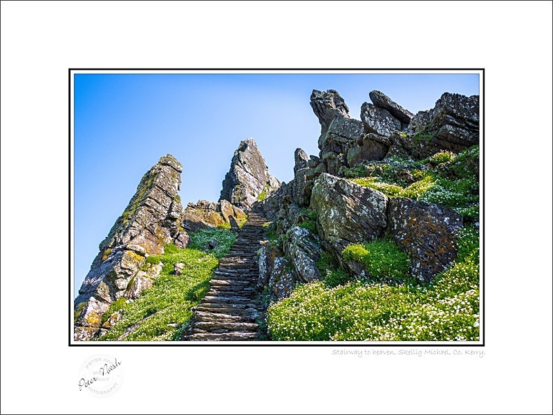 01 9x12 2023-942c Stairway to heaven Skellig Michael Co kerry - Kerry