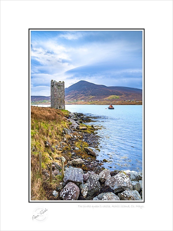 01 9x12 2022-036C The pirate queens castle Achill Island Co Mayo - Mayo