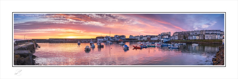 2020-216CP Sunset at Portrush Harbour - Co. Antrim