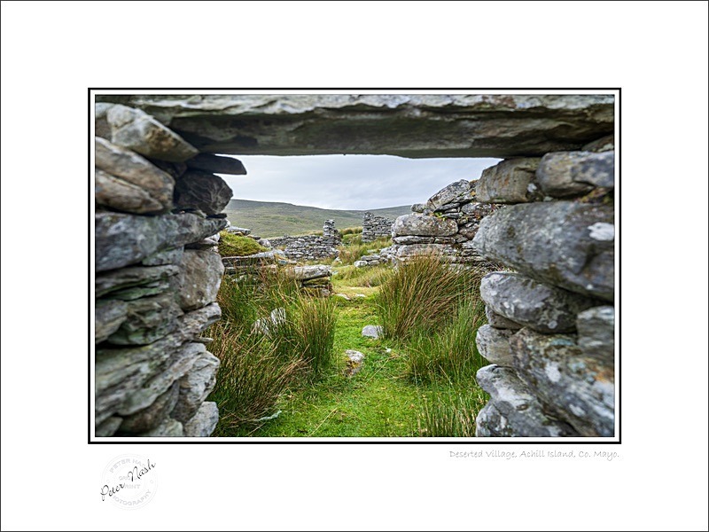 01 9x12 2021-461C Deserted Village Achill Island Co Mayo - Mayo